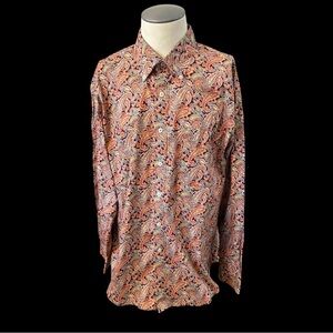 ALAN FLUSSER WEARABLE
ART LONG SLEEVE PAISLEY
SHIRT SIZE XL